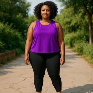 Superfit Hero Crop Tank – Magenta Pink Cockatoo – Size 3XL – NWT